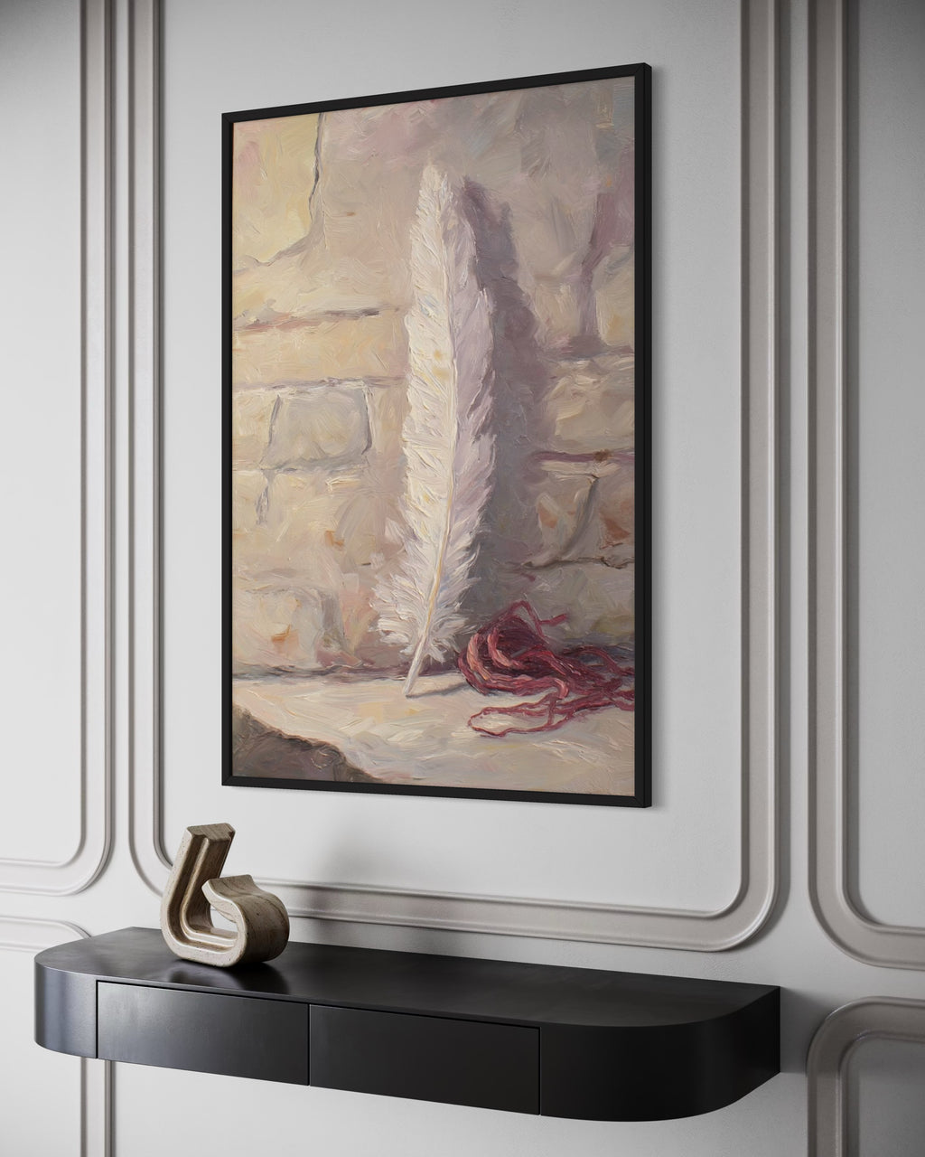 oeuvre-dart-la-plume-qui-ne-tombe-plus-cote